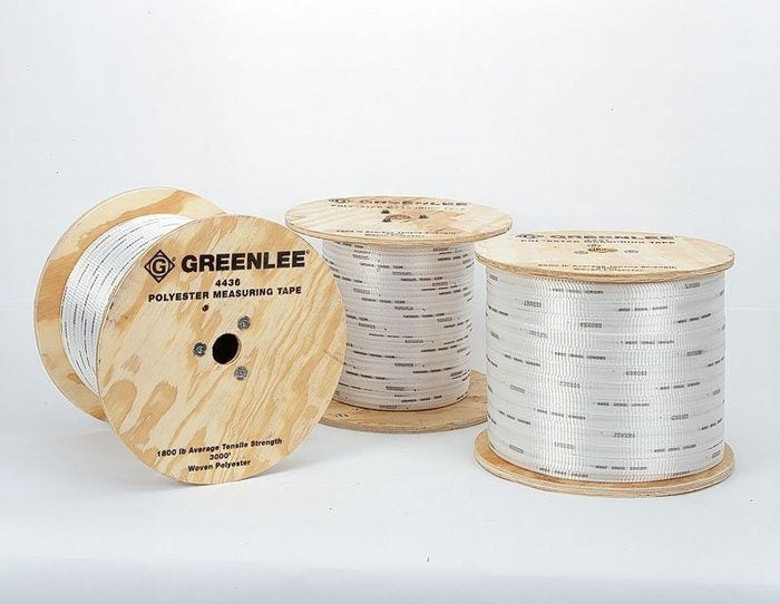 Cinta de medición 1250 lb de polipropileno Greenlee - Pasacables y Traccionadores