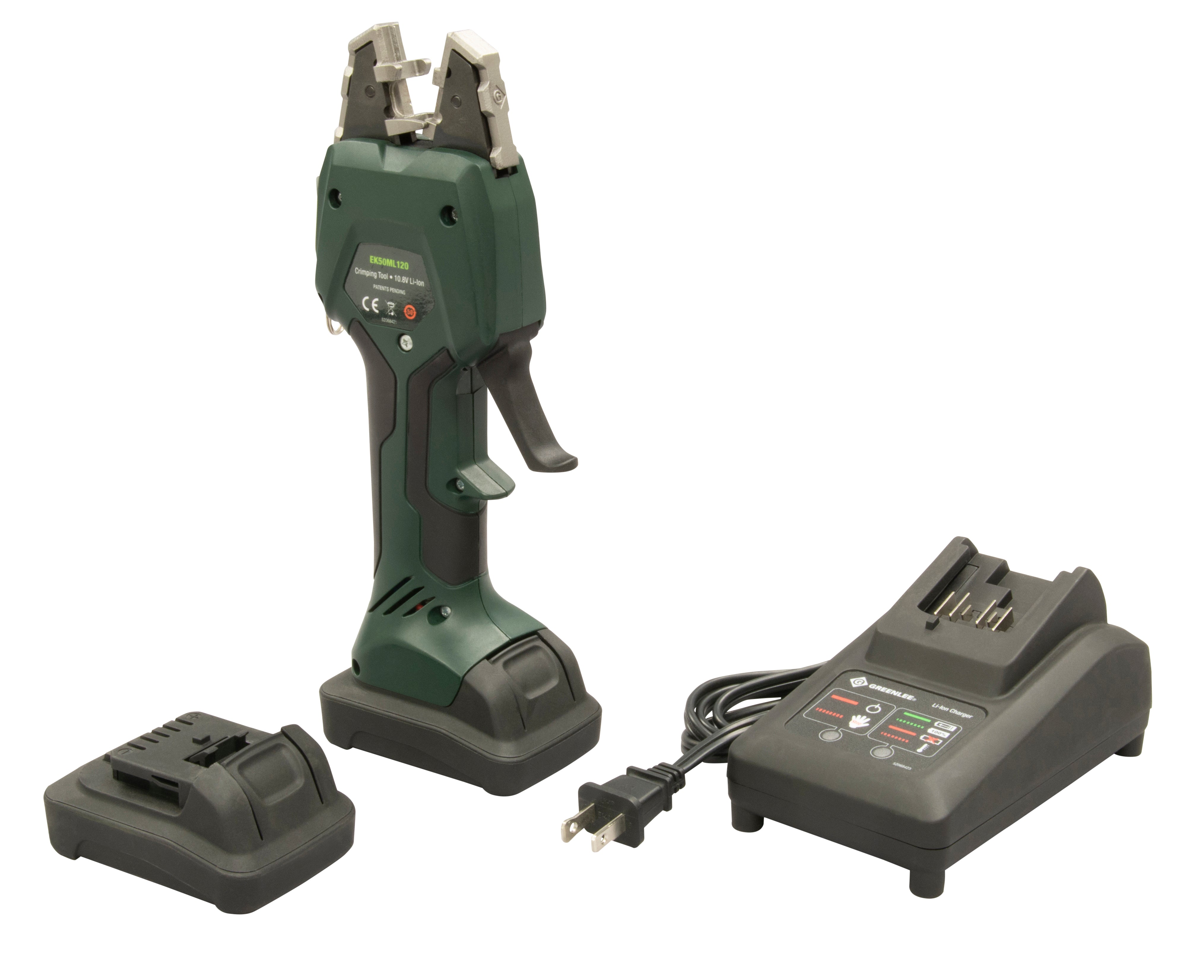 Microcortador ES50ML120 con batería de 1.5 Ah con cargador de 230 V Greenlee - Terminación de Cables