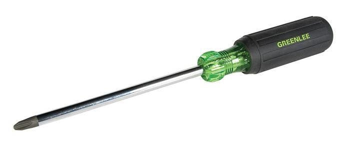 Destornillador de punta Phillips n.º 3 x 6 pulg. para servicio pesado Greenlee - Herramientas Manuales