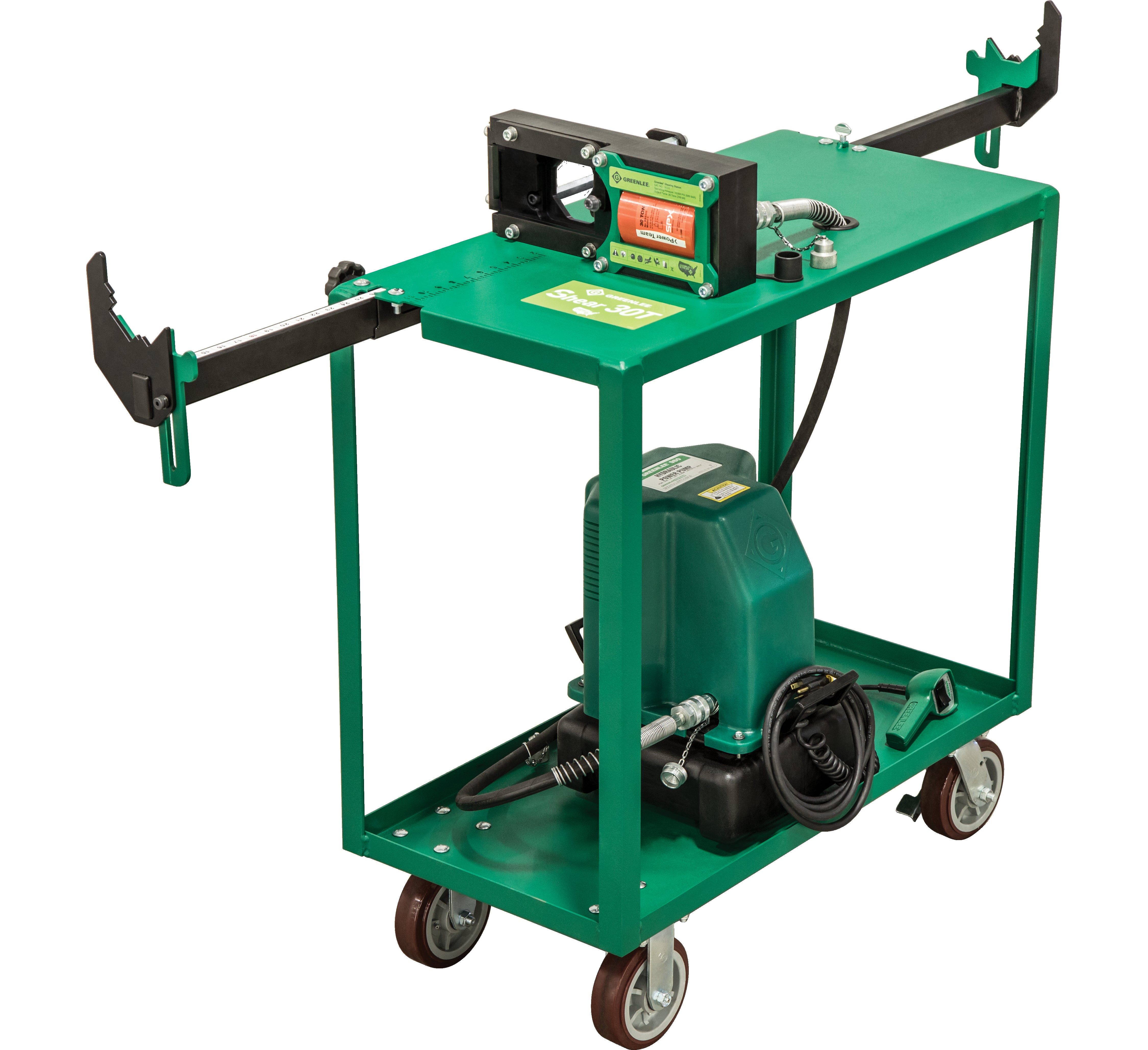 Estación de corte shear 30T (Con bomba hidráulica eléctrica 980) Greenlee - Herramientas Manuales