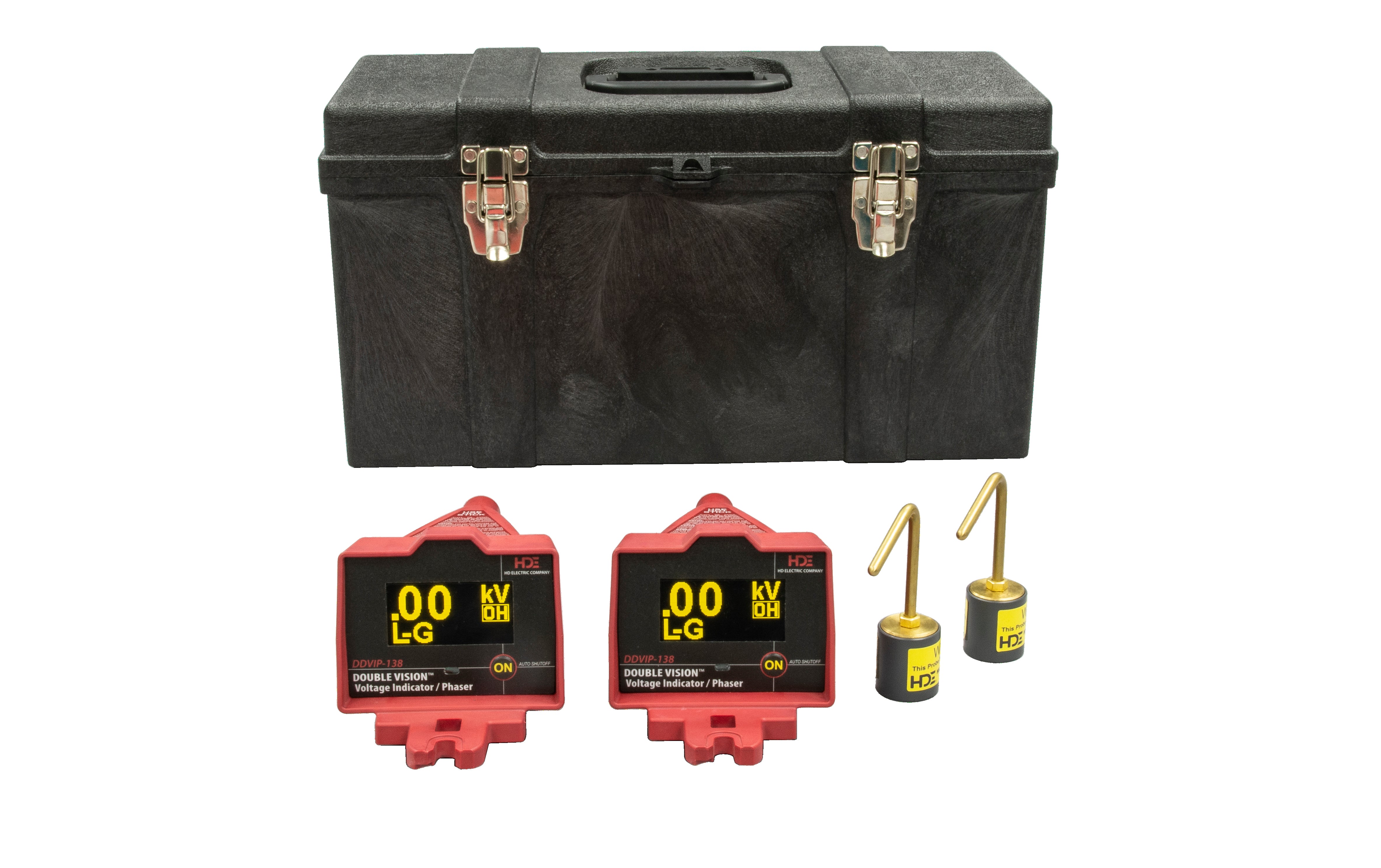 Indicador de fase y tensión inalámbrico de doble pantalla Double Vision 100 Voltios-138 kV de... Greenlee - Prueba y Medición