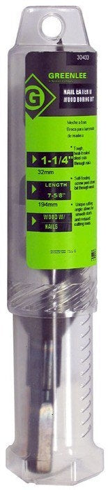 Broca Nail Eater de 1-1/4 pulg. (1.25) x 7.63 Greenlee - Sacabocados