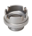 Cortador de punta de carburo para orificios de 1-5/16 pulg. de cambio rápido Greenlee - Sacabocados