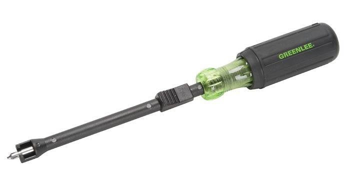Destornillador Phillips n.º 1 x 5 pulg. con sujetador de tornillos Greenlee - Herramientas Manuales