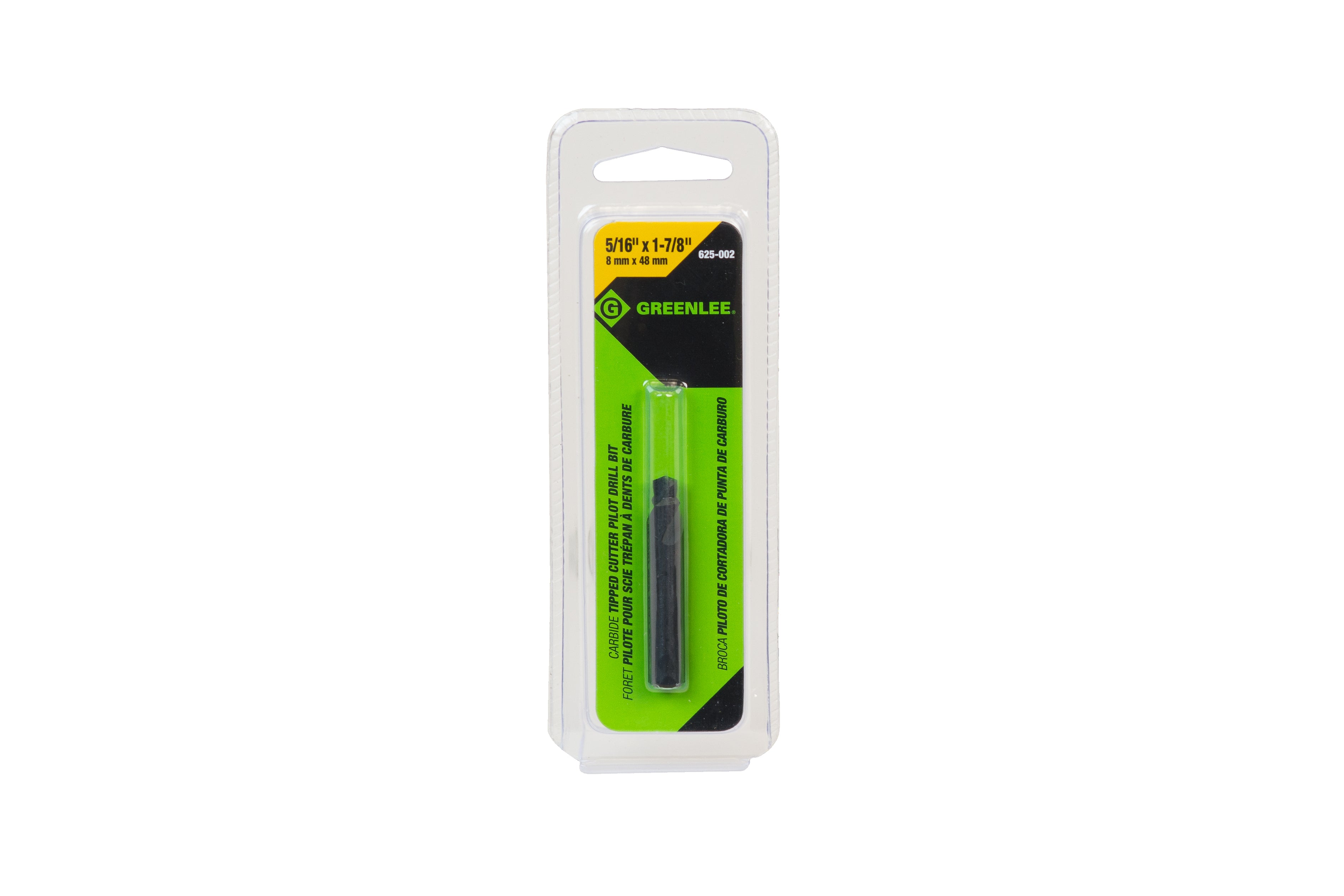 Broca piloto grande para cortadores de 2-1/2 pulg. a 4-1/2 pulg. Greenlee - Sacabocados