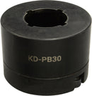 Troquel sacabocados con botón pulsador (Hermético) - 30,5 mm Greenlee - Sacabocados