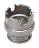 Cortador de punta de carburo para orificios de 1-1/16 pulg. de cambio rápido Greenlee - Sacabocados