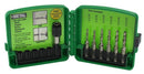 Juego de broca macho M3-M10, 6 piezas de métricas Greenlee - Sacabocados