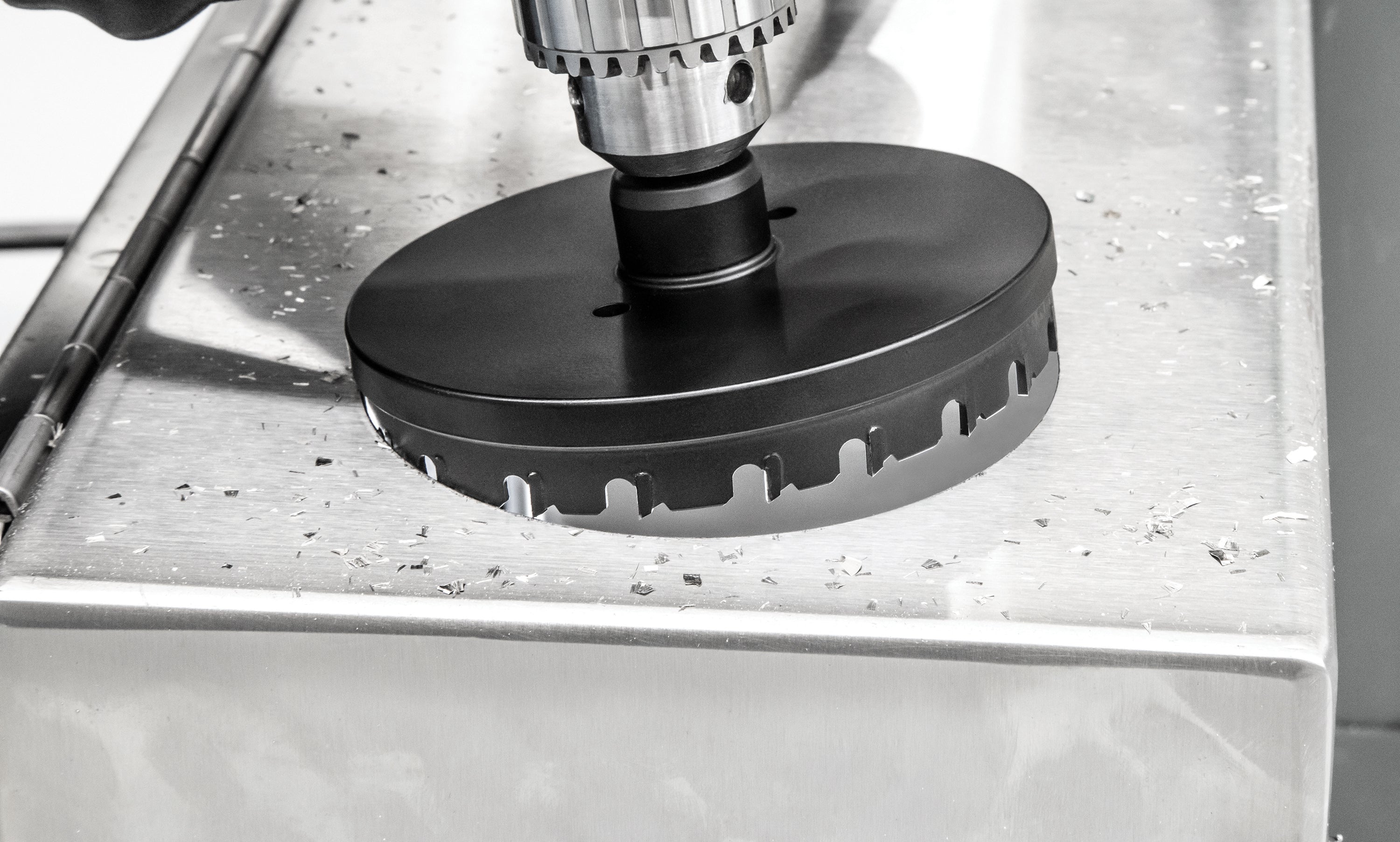 Cortador de punta de carburo para orificios de 4-1/8 in