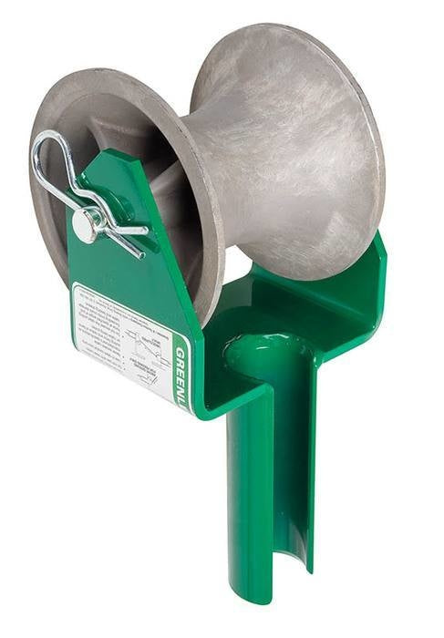 Polea de alimentación para conducto de 2 pulg. Greenlee - Pasacables y Traccionadores
