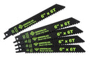 Cuchilla para sierra alternativa de 6 pulg. x 6 T (paquete de 5) Greenlee - Sacabocados