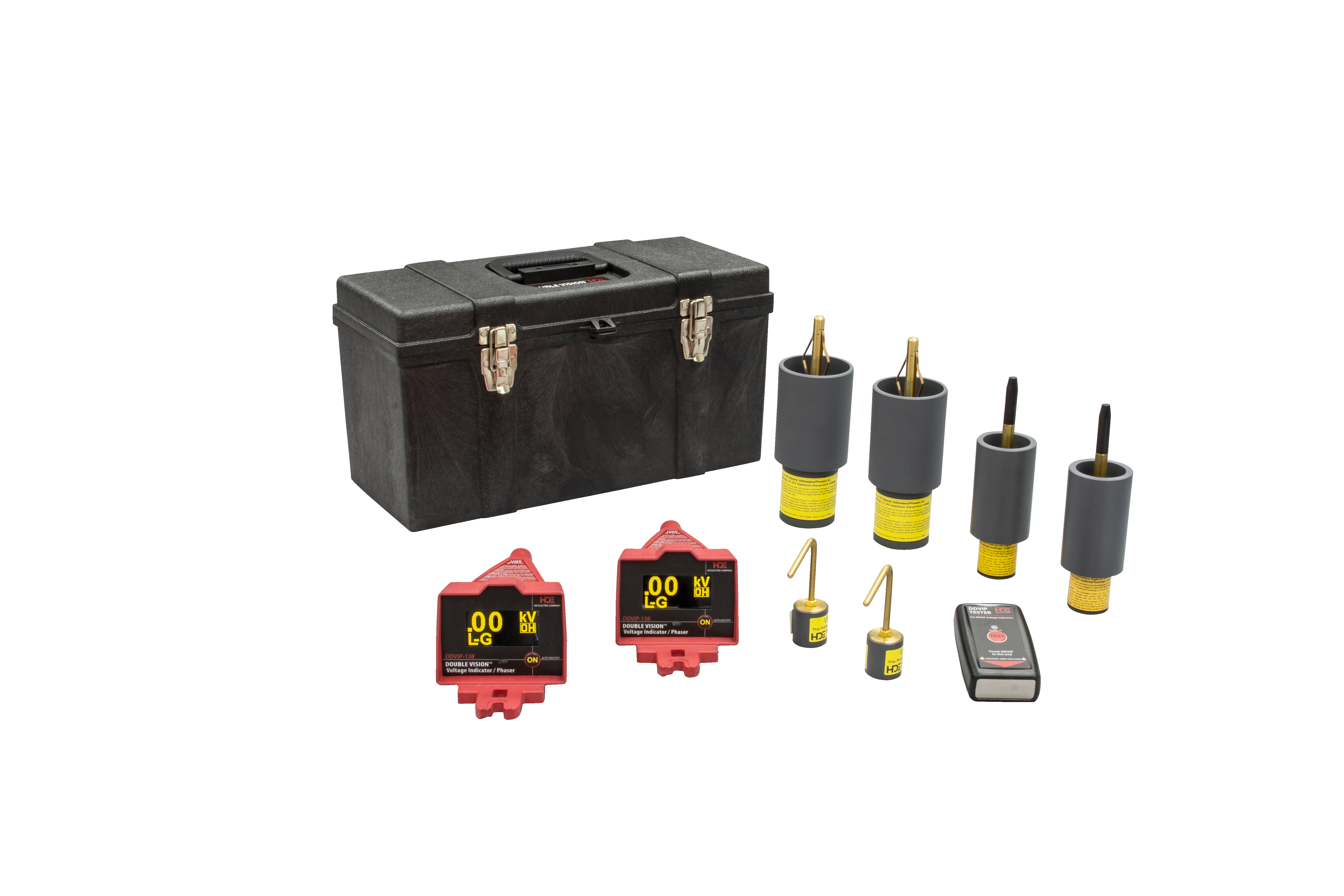 Indicador de fase inalámbrico de doble pantalla de kit OH/UG K3 Greenlee - Prueba y Medición