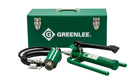 Juego de llaves con bomba de pie hidráulica Greenlee - Sacabocados