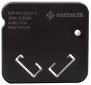Riel din tipo G de 15 mm X 32 mm Greenlee - Herramientas Manuales