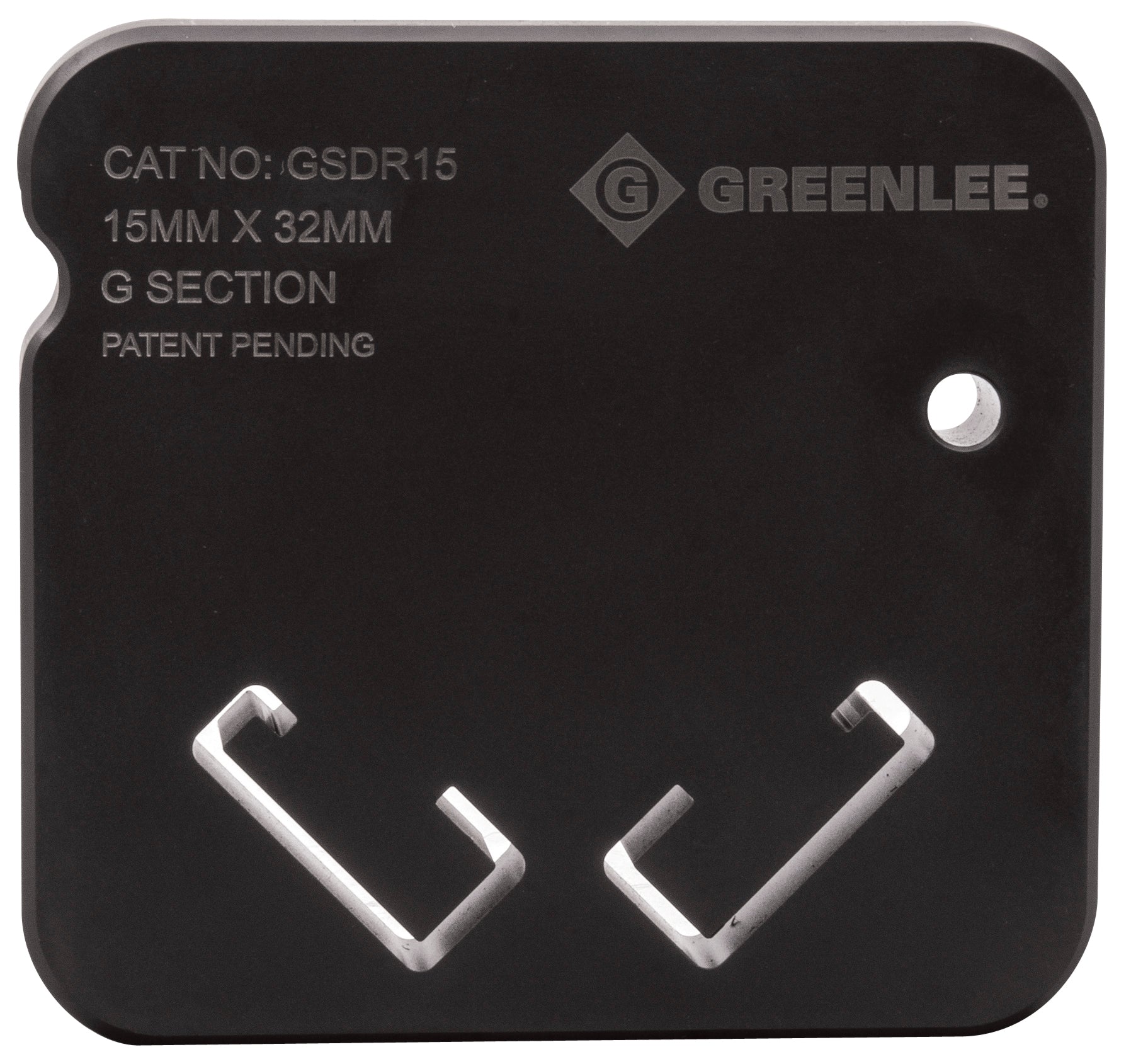 Riel din tipo G de 15 mm X 32 mm Greenlee - Herramientas Manuales