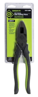 Alicate de corte lateral de alta palanca con mango moldeado de 9 pulg. Greenlee - Herramientas Manuales
