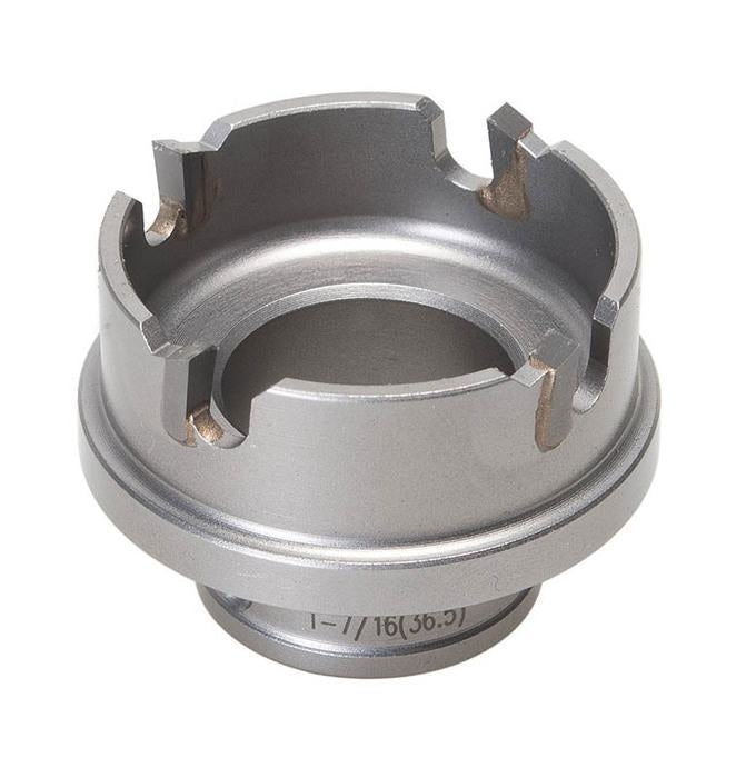 Cortador de punta de carburo para orificios de 1-7/16 pulg. de cambio rápido Greenlee - Sacabocados