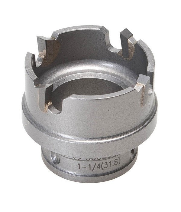 Cortador de punta de carburo para orificios de 1-1/4 pulg. de cambio rápido Greenlee - Sacabocados