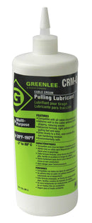 Crema para cable de 1/4 de galón en botella flexible Greenlee - Pasacables y Traccionadores